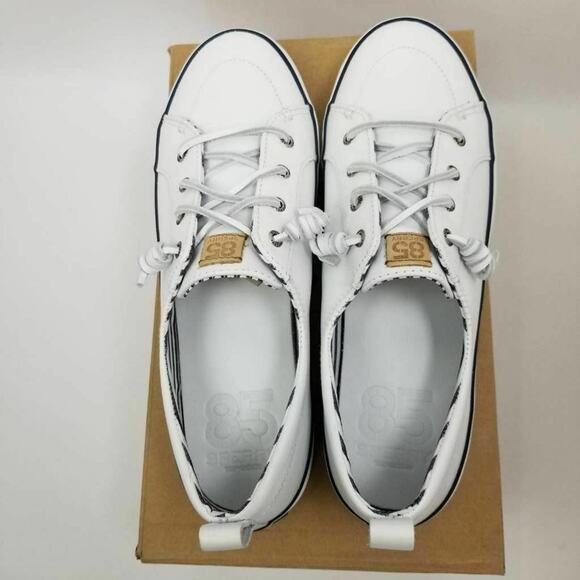 Womens Sperry Crest Vibe 85th Anniversary Sneakers White STS85303 Size 11M - Picture 3 of 10